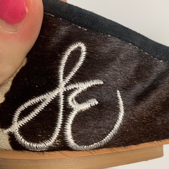 Sam Edelman Felicia Cow Print Ballet Flats - Picture 6 of 10